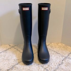 Navy Blue Hunter Women’s Modern Fit Boots Size 7